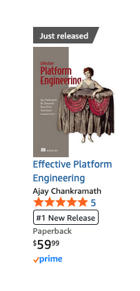Effective Platform Engineering – #1 New Release on Amazon, November 2025